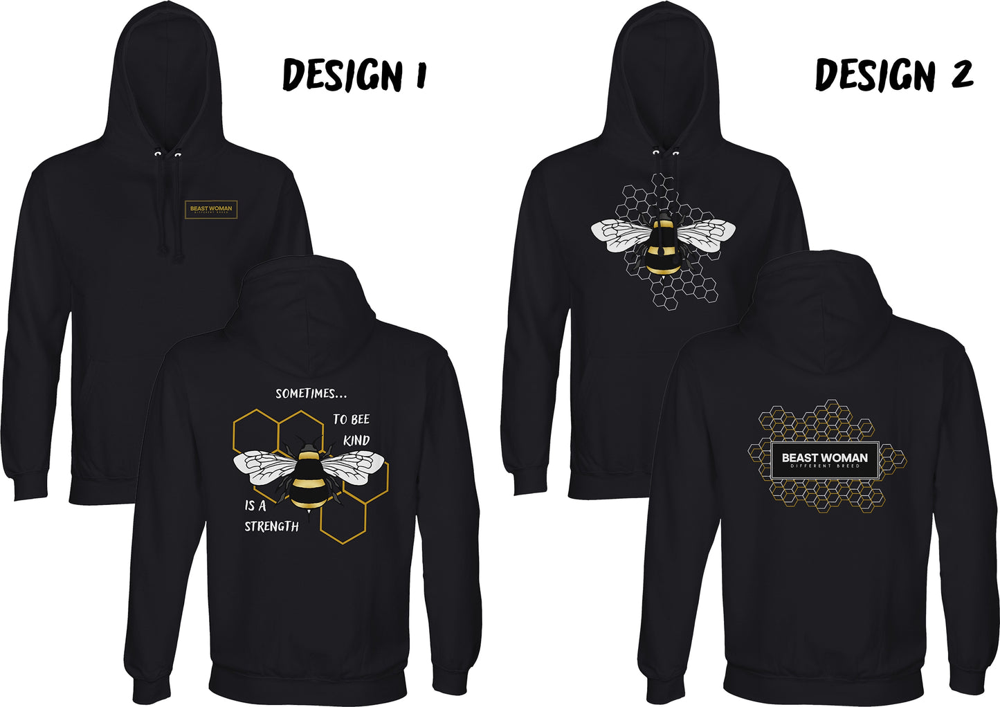 Beast Woman X The Bee Hoodie (Pick Design)
