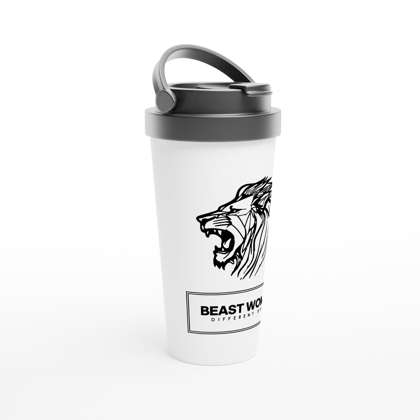 Beast Woman X The Lion Travel Mug