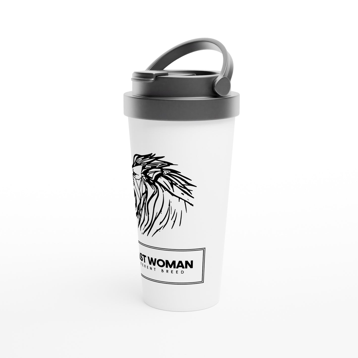 Beast Woman X The Lion Travel Mug