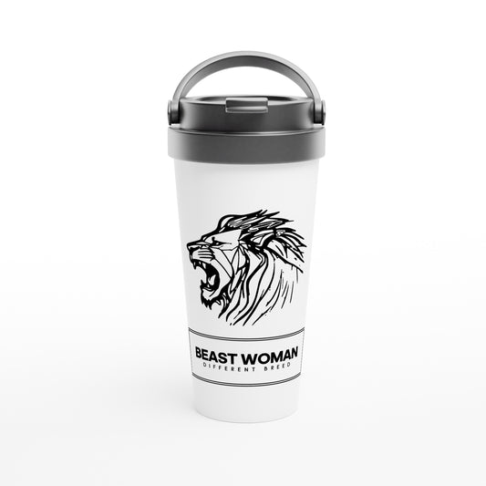 Beast Woman X The Lion Travel Mug